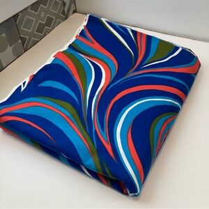 Vibrant Blue Beachy Vibe Fiber Art Fabric Sew Craft Projects Upholstery Canvas